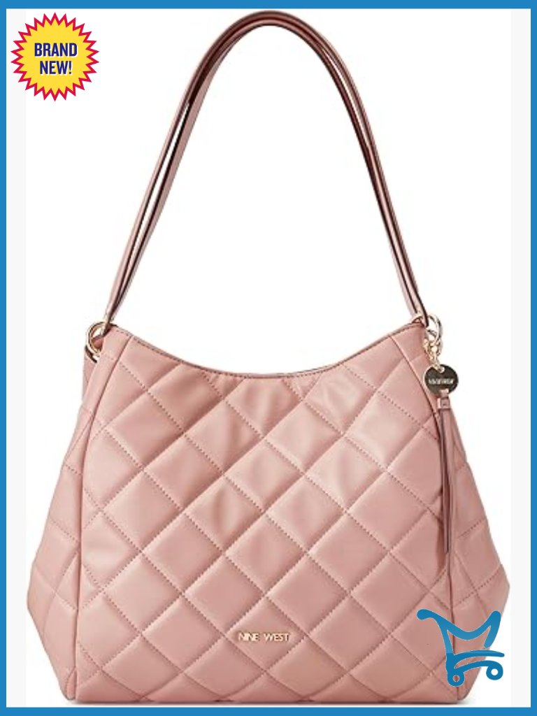 Faux Leather Hobo Shoulder Bag With Triple Compartment Organization